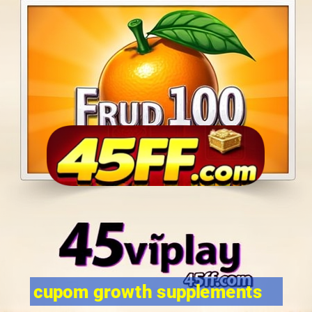 cupom growth supplements